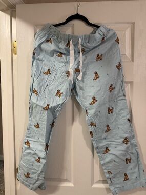 J. Crew Pale Blue Goldendoodle Lounge Pants